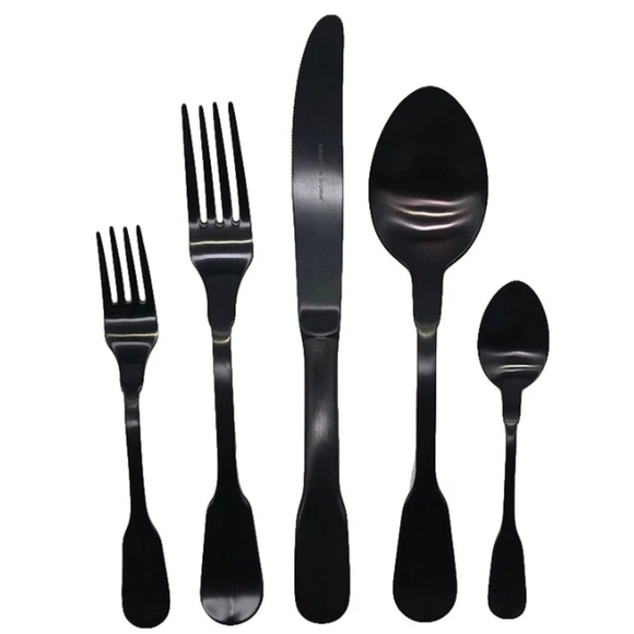 Madrid 5 Piece 18/10 Stainless Steel Flatware Set, Service for 1 By Canvas Home - Picture 1 of 5